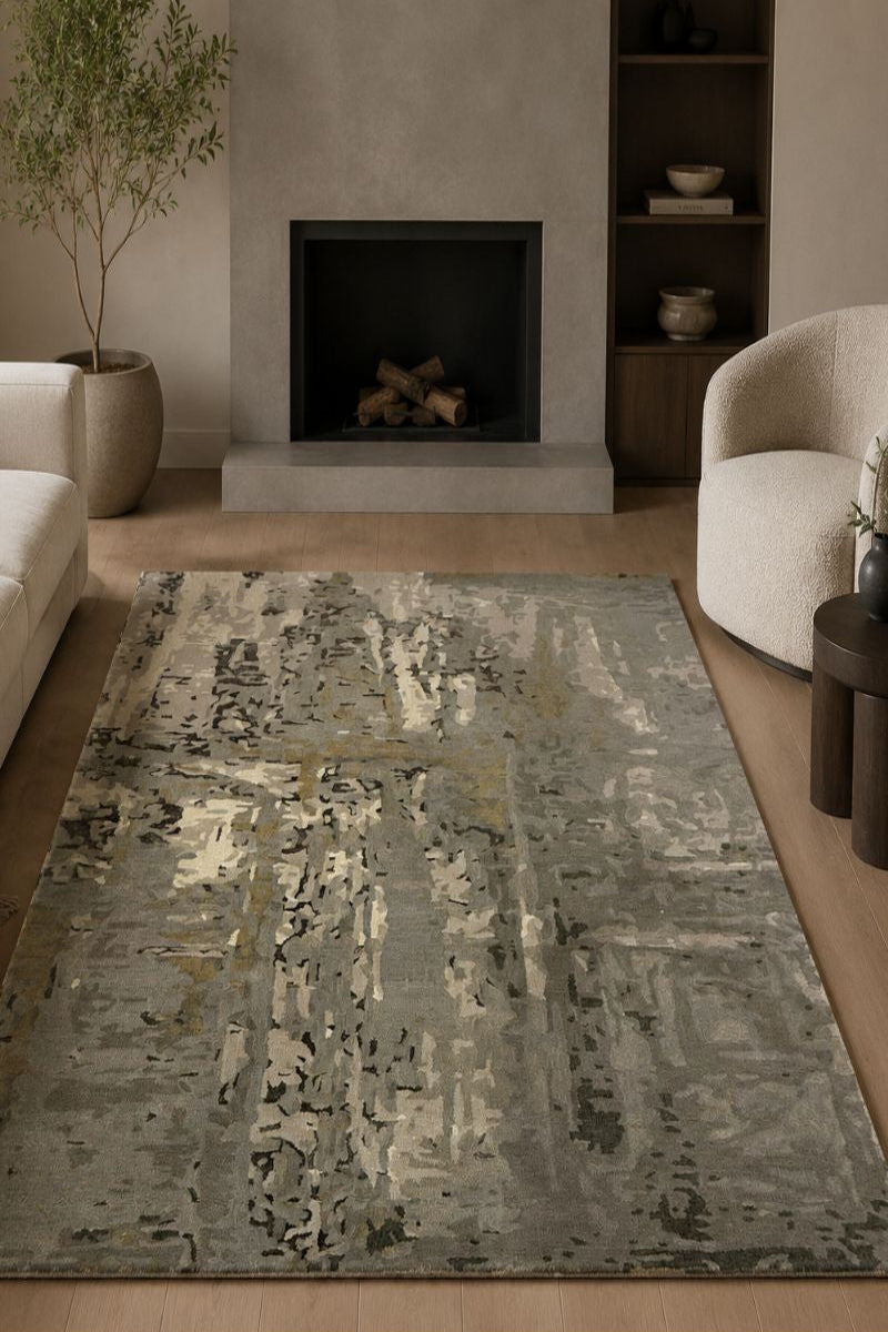 Hand Tufted Wool Area Rug