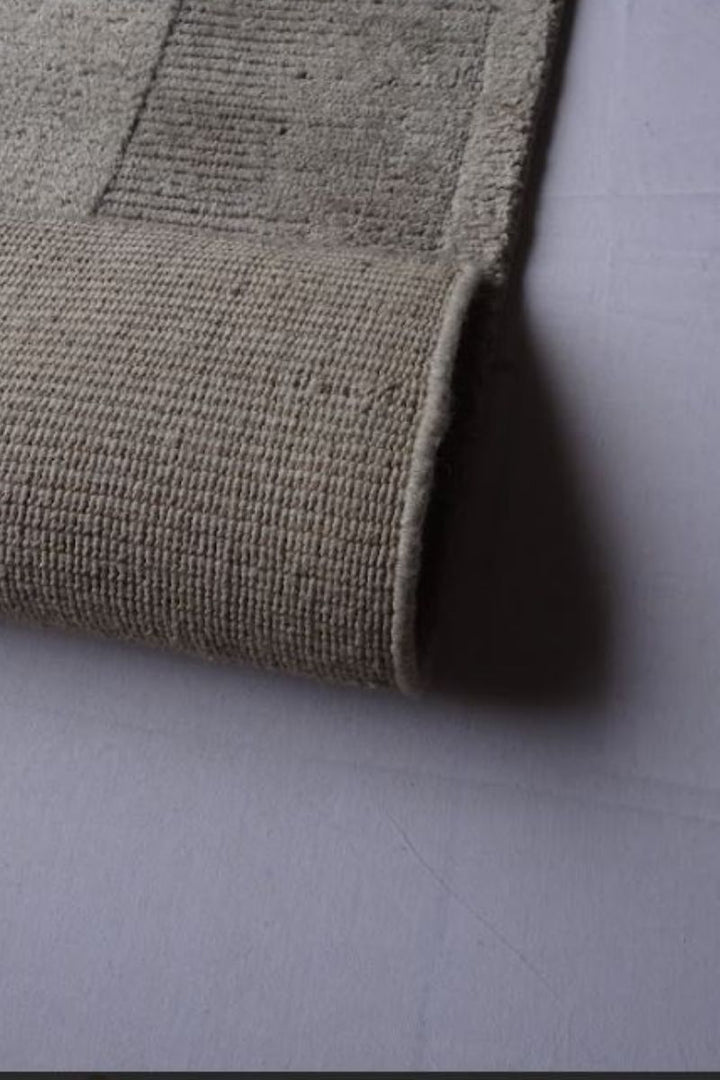 Handloom Jute Light Grey Area Rug