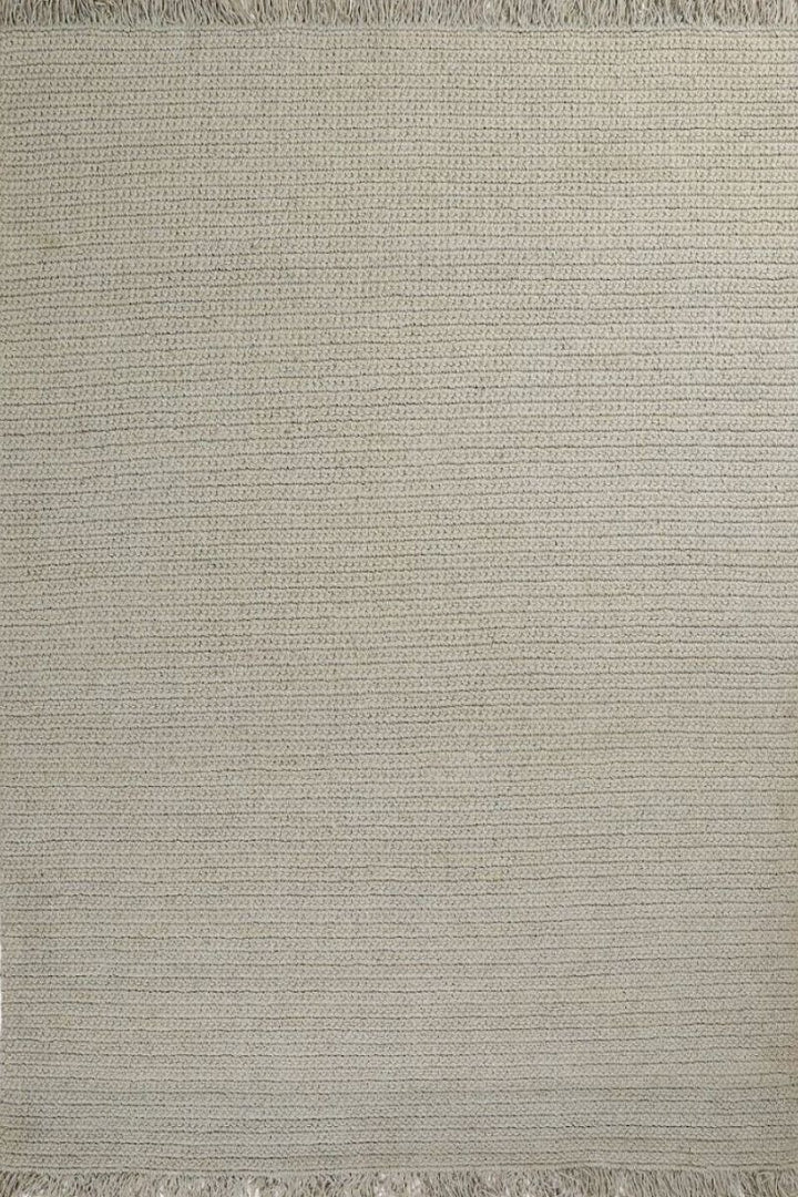 Hand Crochet Sage Green Jute Area Rug