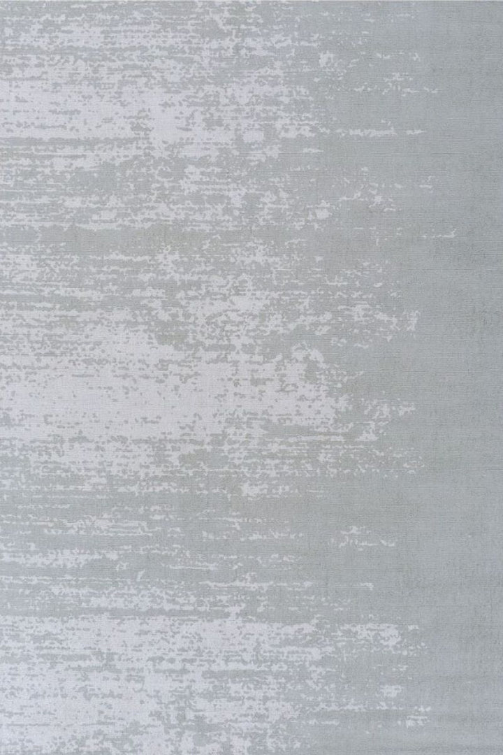 Handloom Printed Cotton Grey Area Rug