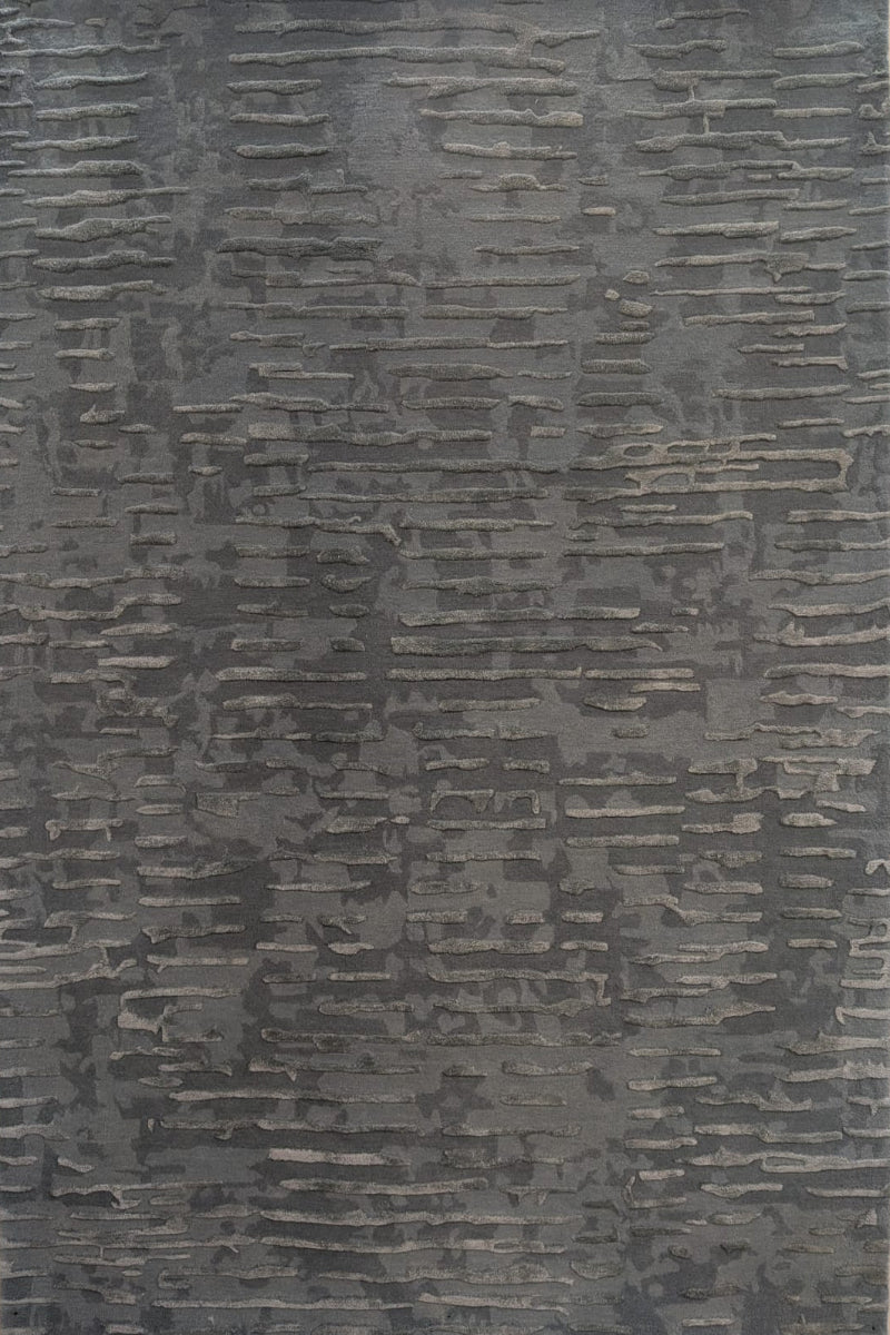 Hand Tufted Wool Grey Area Rug