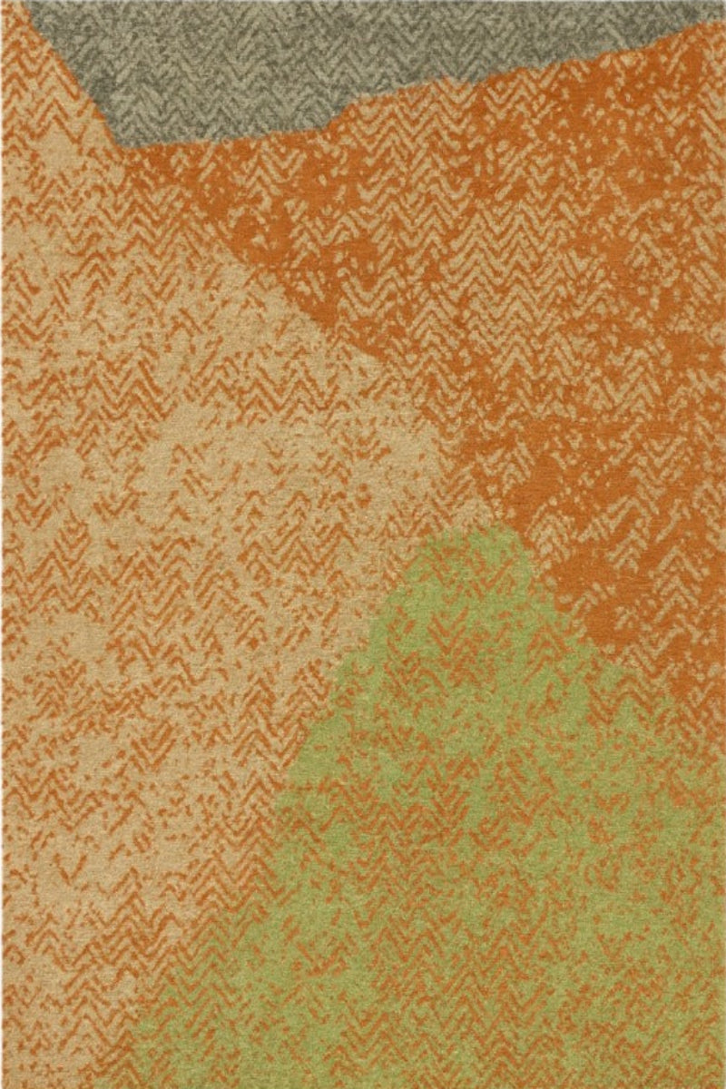 Hand Knotted Wool  Beige Area Rug