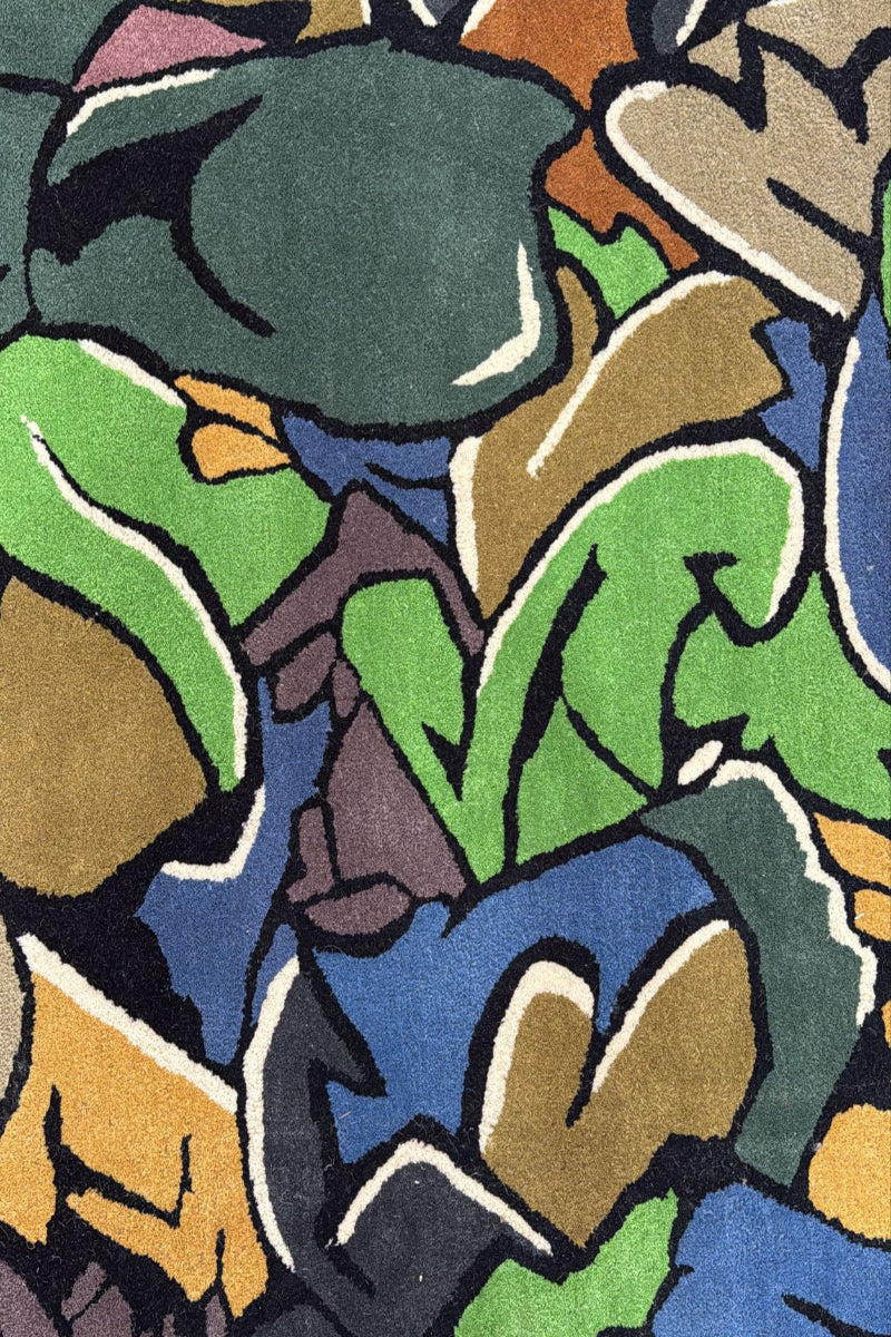 Hand Tufted Wool Multicolor Area Rug