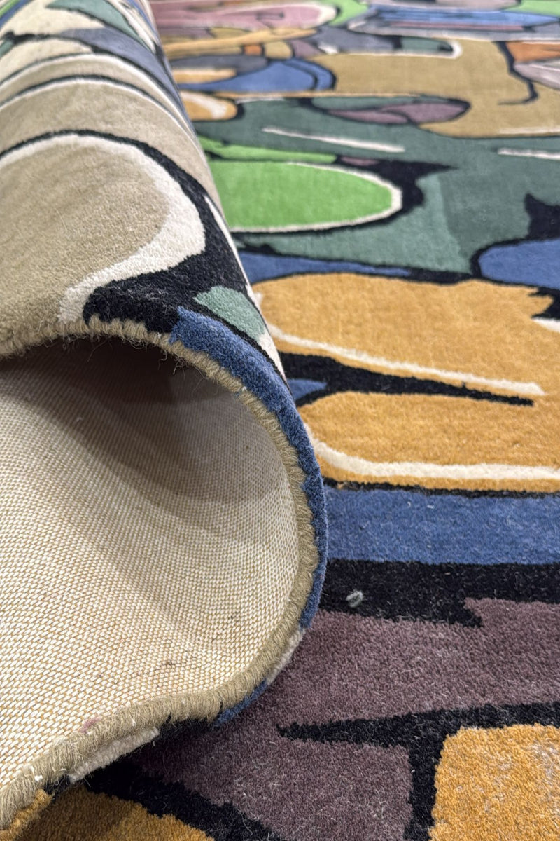 Hand Tufted Wool Multicolor Area Rug