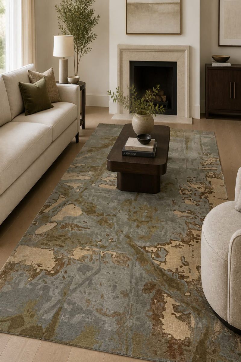 Hand Tufted  Wool Area Rug