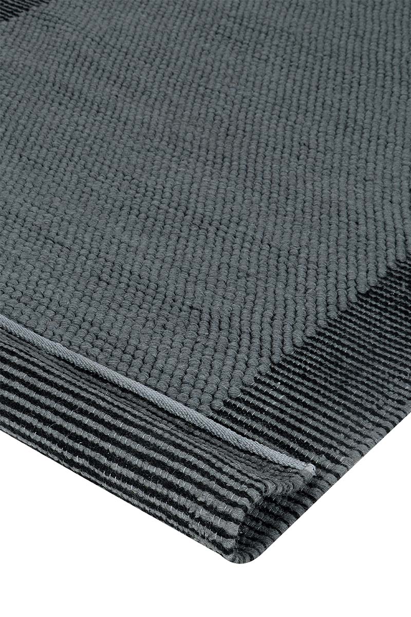 Pitloom Flatweave Grey Area Rug