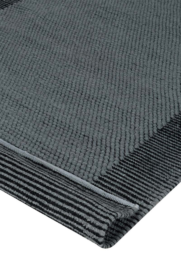 Pitloom Flatweave Grey Area Rug