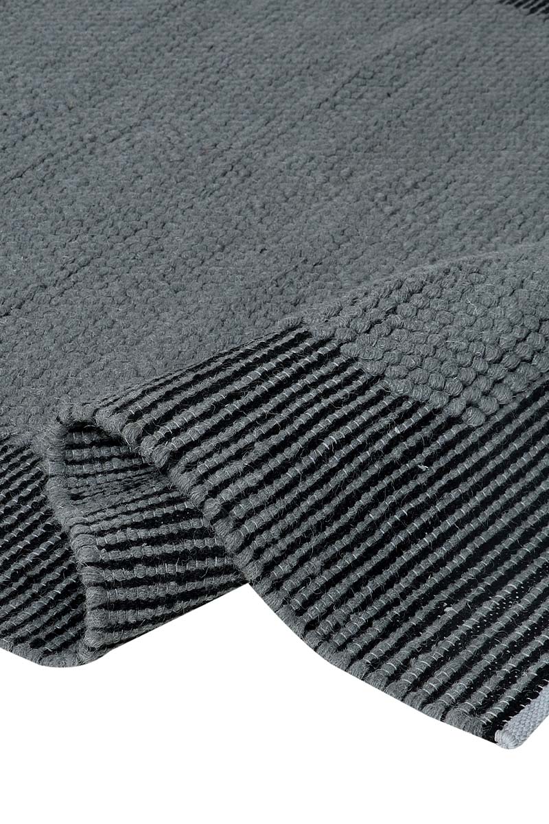 Pitloom Flatweave Grey Area Rug