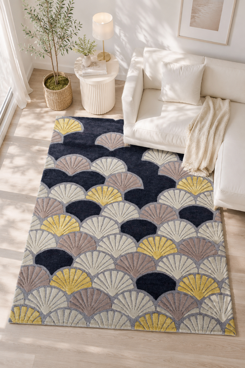 Hand Tufted Carpet Multicolour Wool Rug