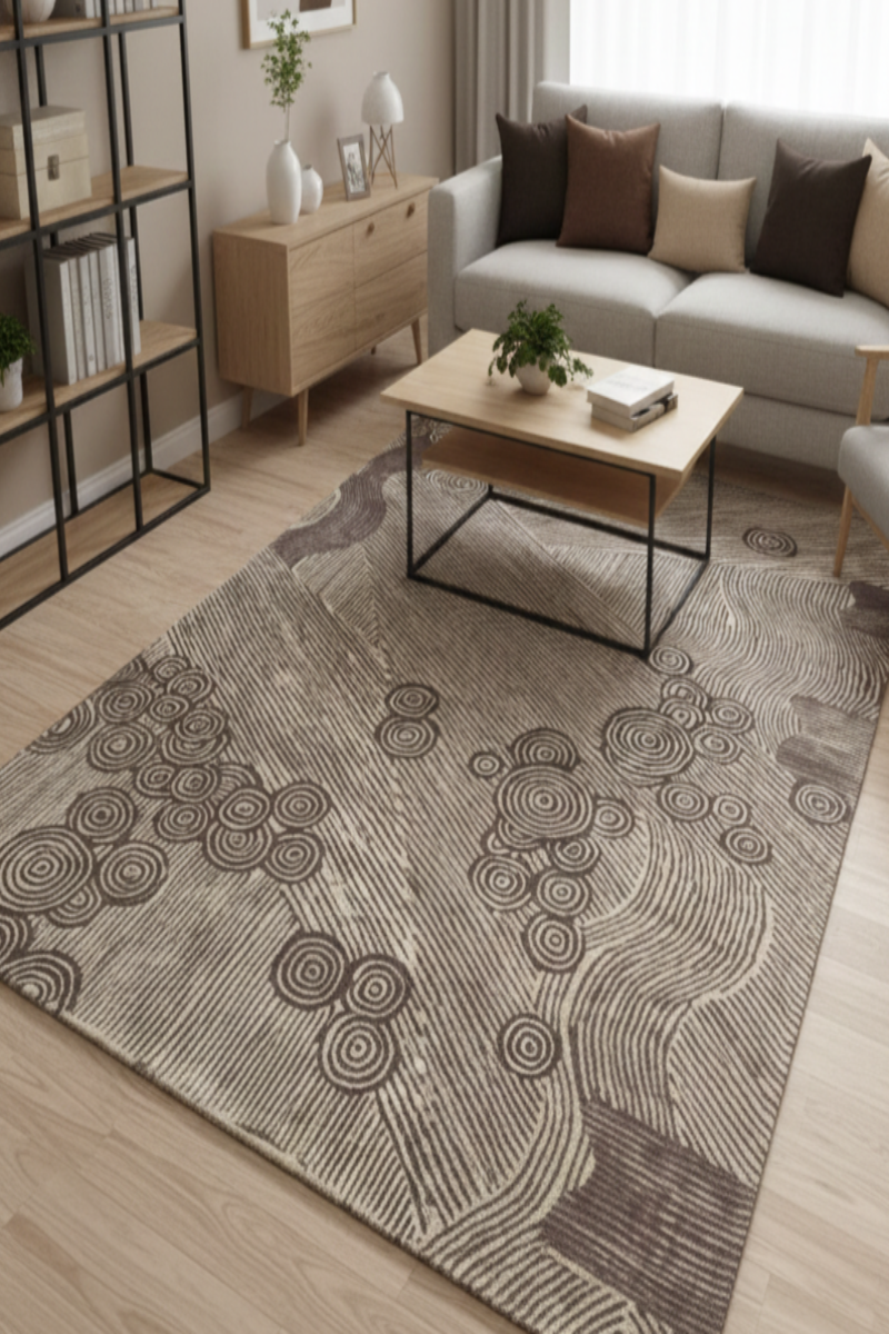 Hand Tufted Wool Multicolor Area Rug