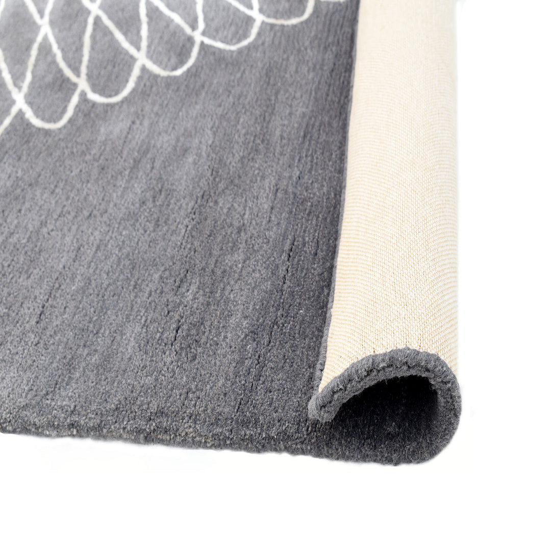 Hand Tufted Blue 100% Wool Rugs