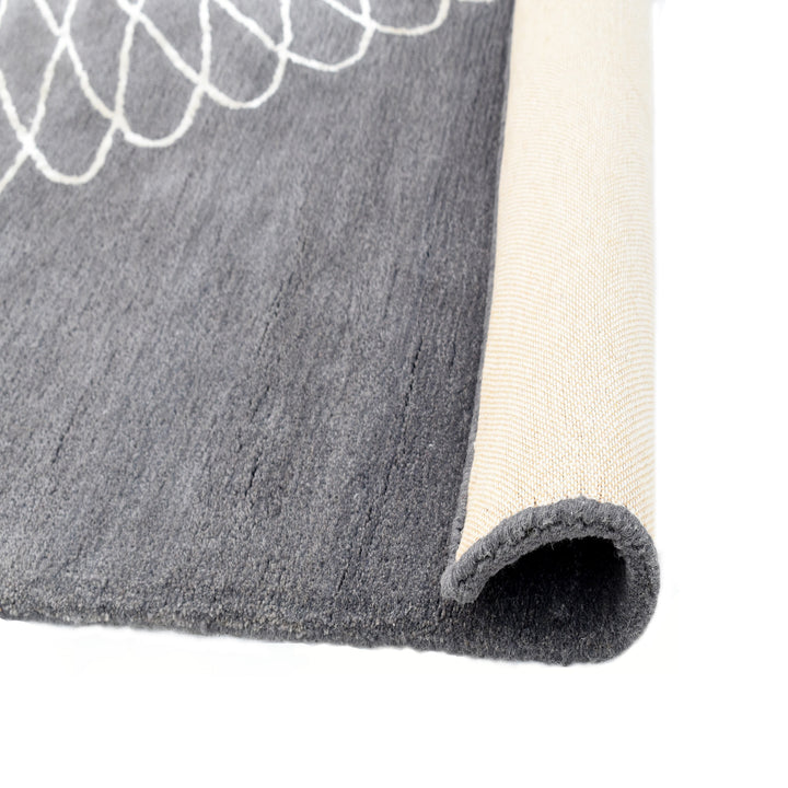 Hand Tufted Blue 100% Wool Rugs