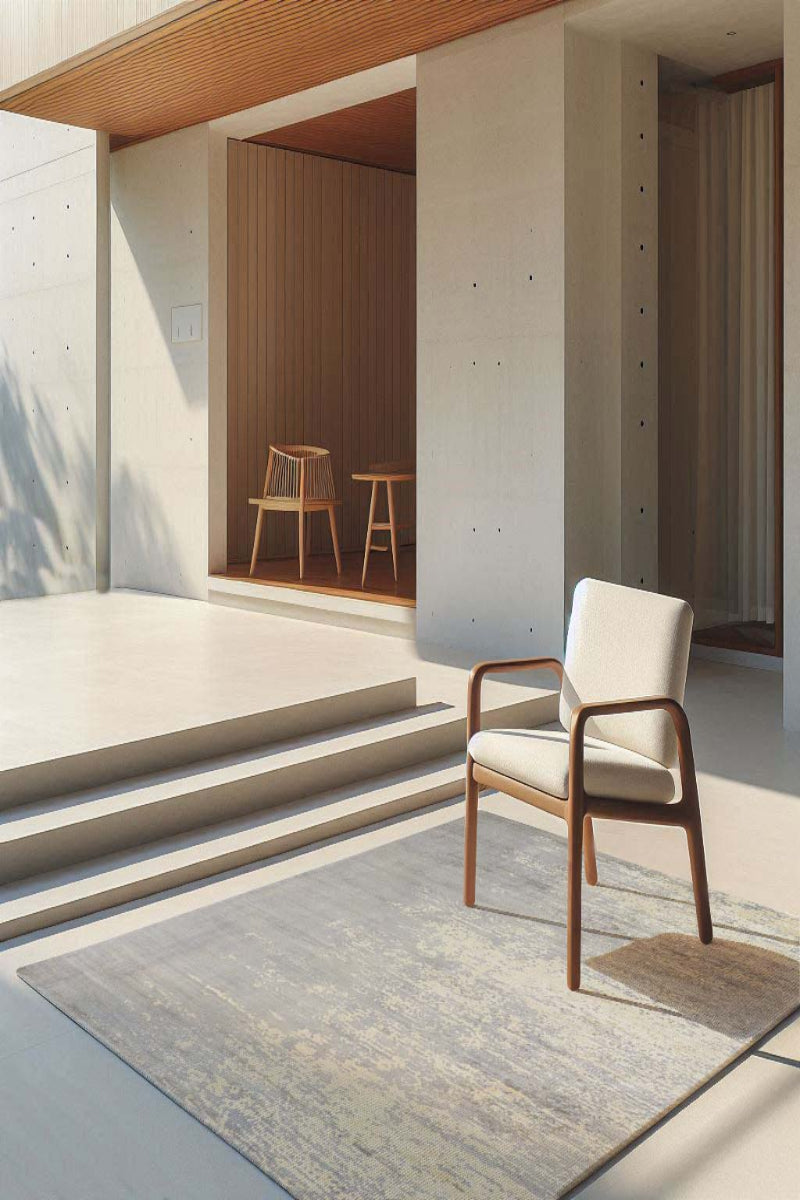 Handloom Printed  Viscose Area Rug