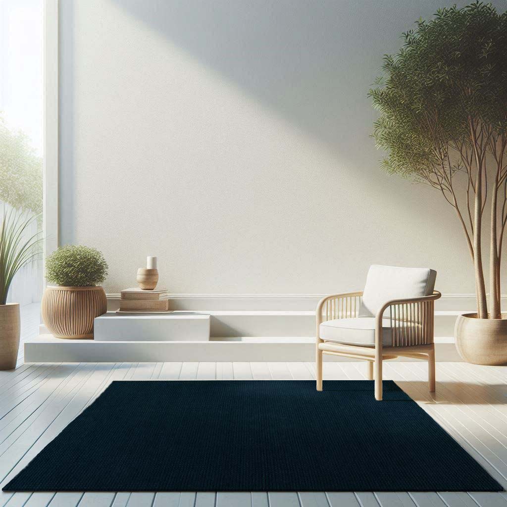 Pitloom PET Blue Flatweave Outdoor Area Rug