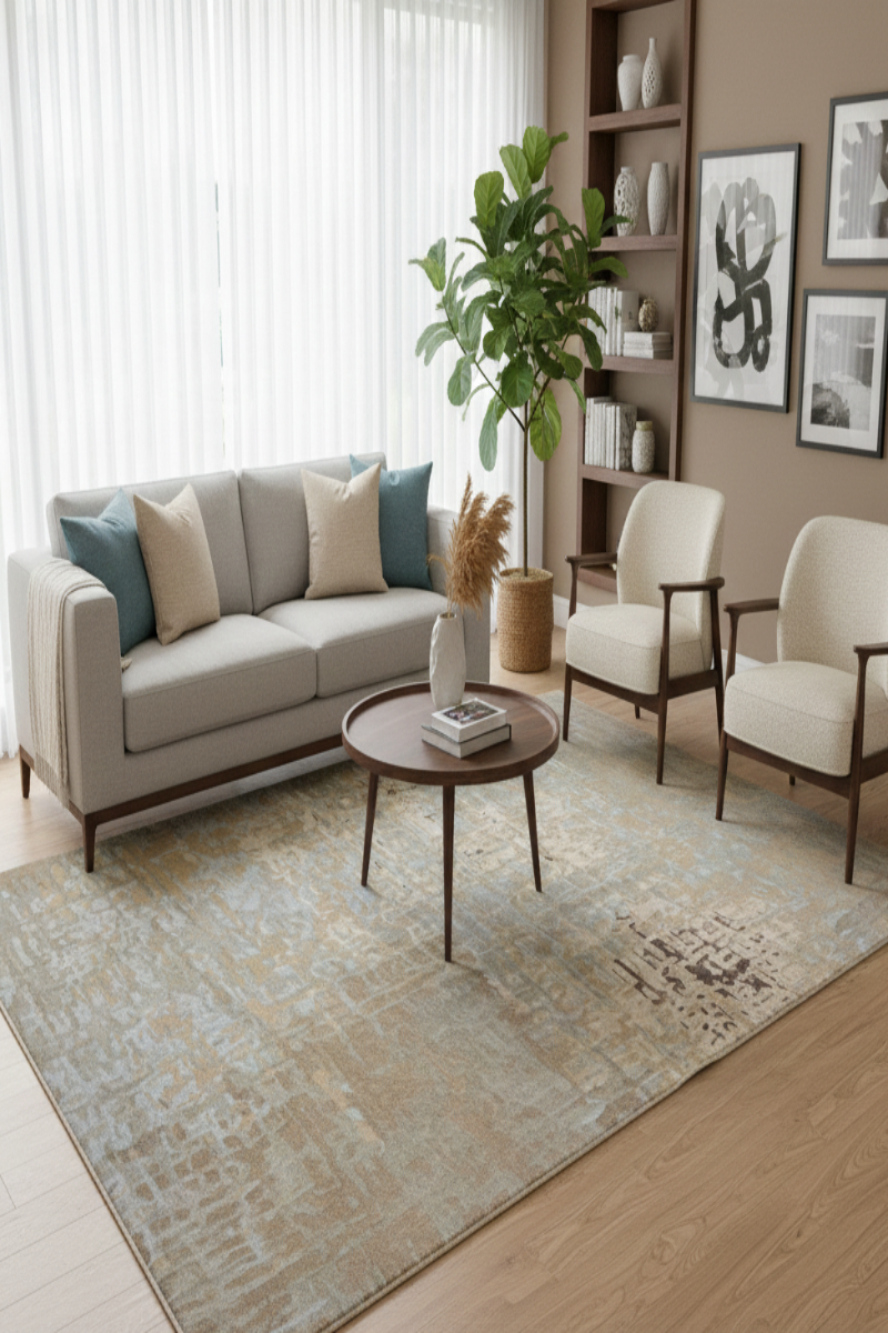 Hand Tufted  Wool Area Rug