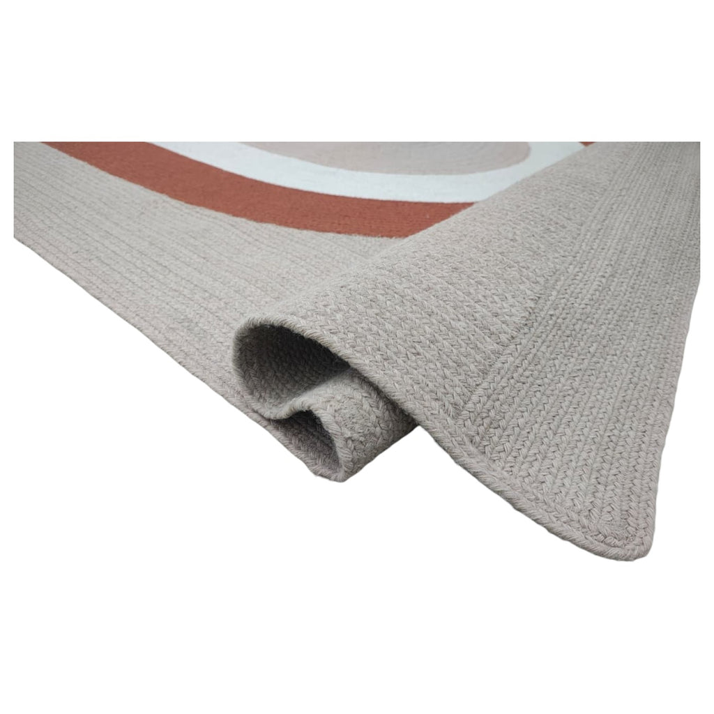 Pitloom PET Flatweave White Dhurrie