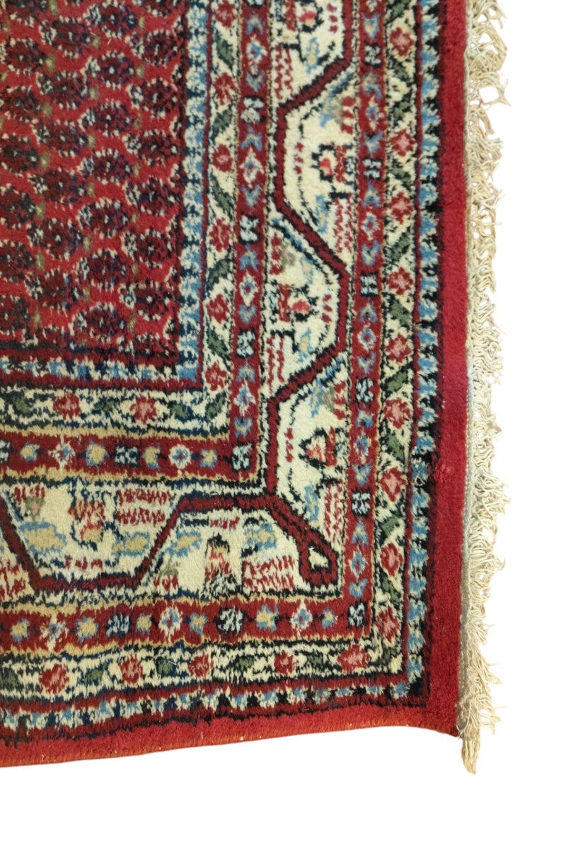 Hand Knotted Wool Red Area Rug