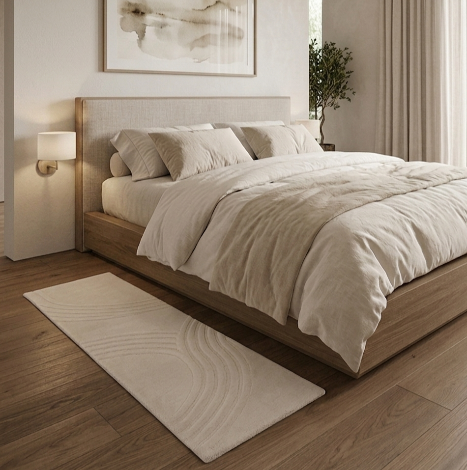 Handtuft Wool White Runner